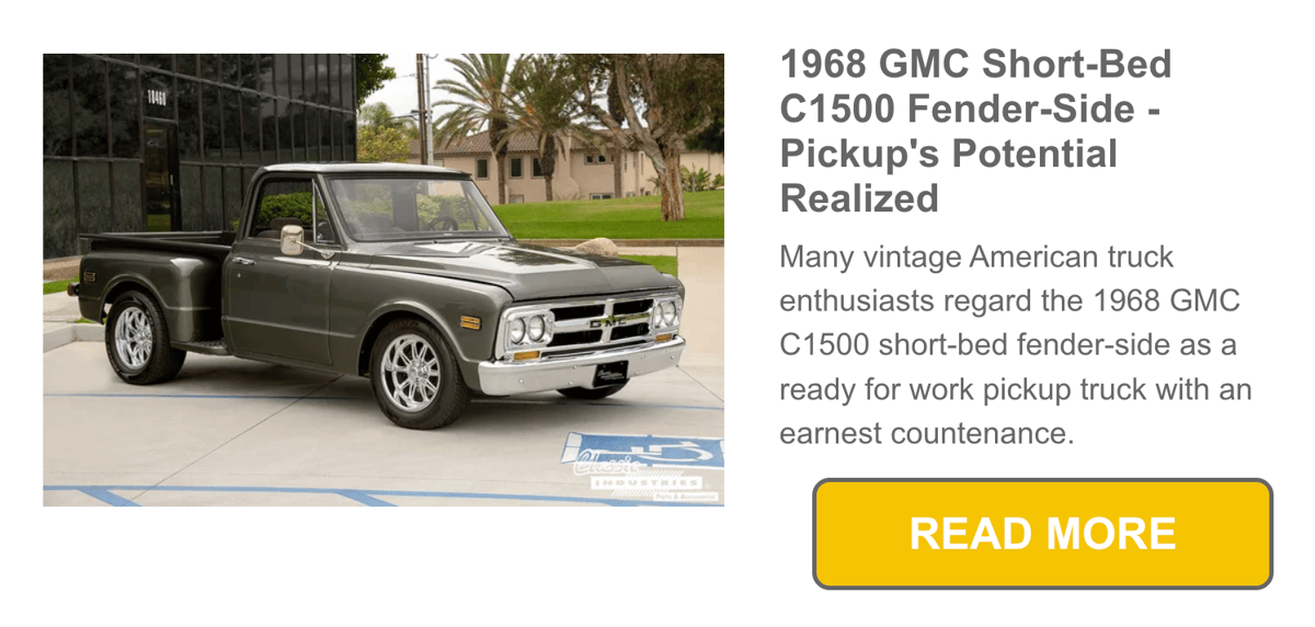 1968 GMC Short-Bed C1500 Fender-Side